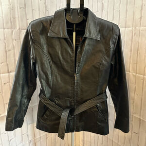 Vintage Carlo Bertini Leather Jacket Sz L